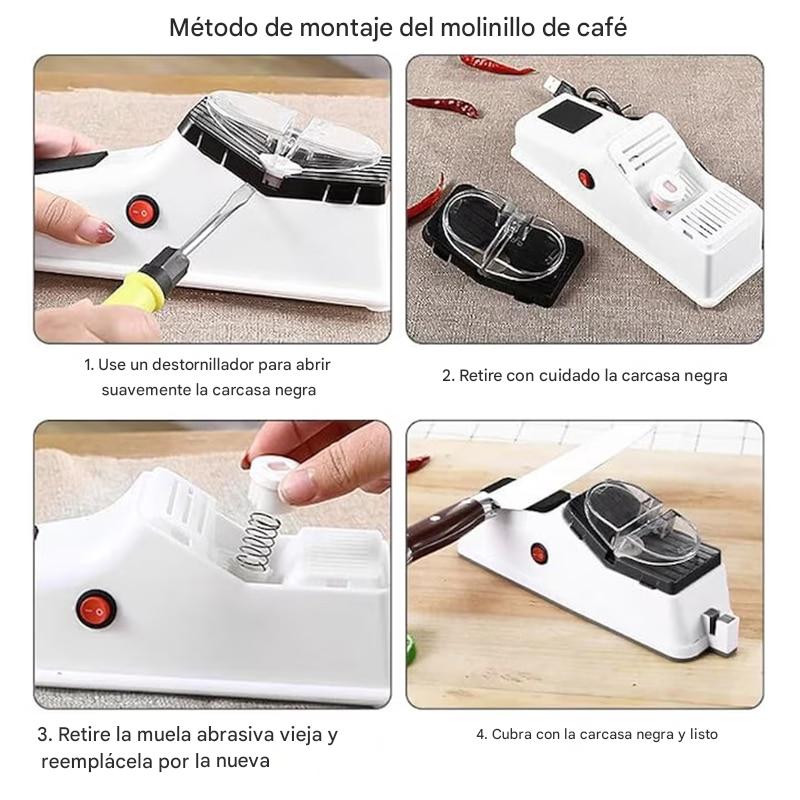 Afilador cuchillos electrico 4 en 1 Pro®