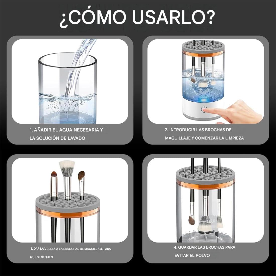 Limpiador de Brochas de Maquillaje