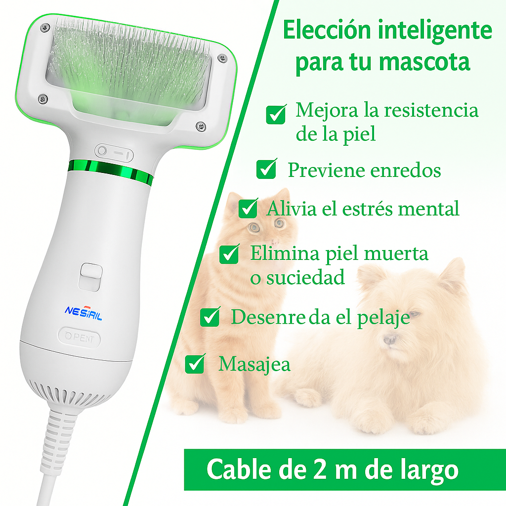 Secador De Mascotas 2 En 1