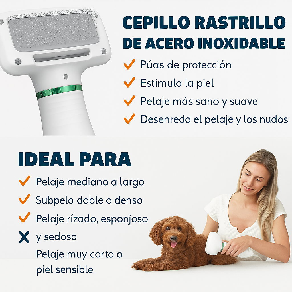 Secador De Mascotas 2 En 1