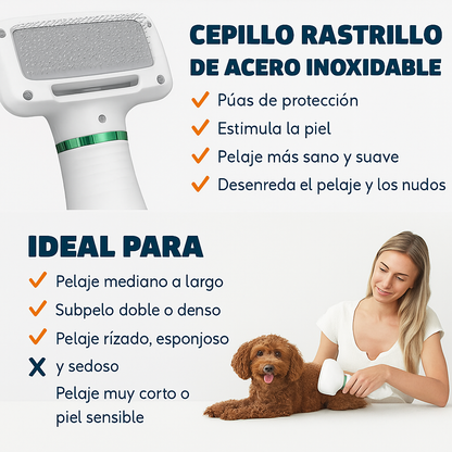 Secador De Mascotas 2 En 1